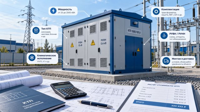 От чего зависит цена трансформаторной подстанции КТП